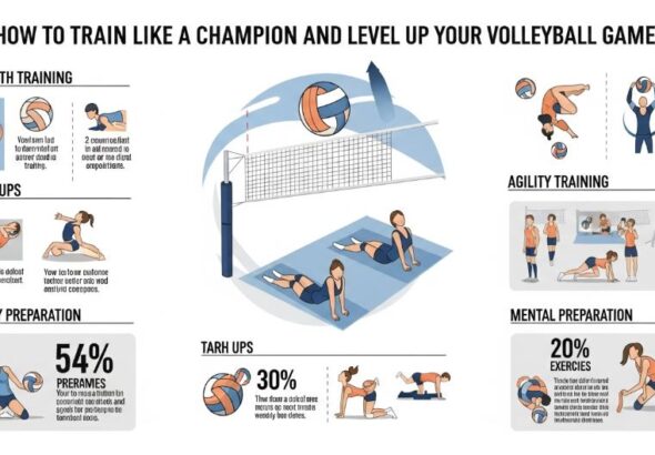 How to Train Like a Champion and Level Up Your Volleyball Game